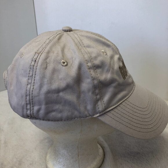 Bushnell Beige Cotton Adjustable Baseball Hat Cap Unisex - Picture 5 of 8